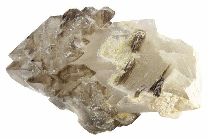 Lustrous Smoky Elestial Quartz - Brazil #238106